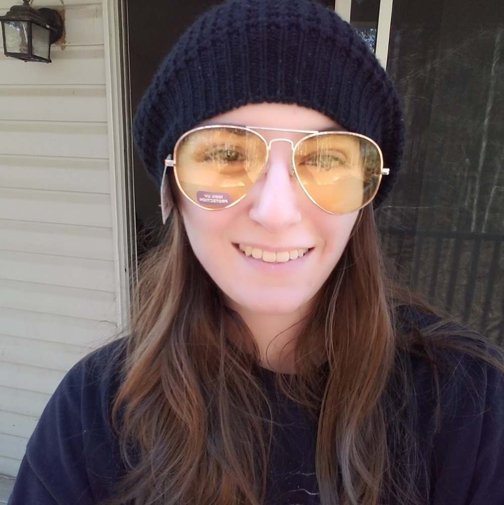 COPY - Super cute yellow aviator sunglasses a new day target